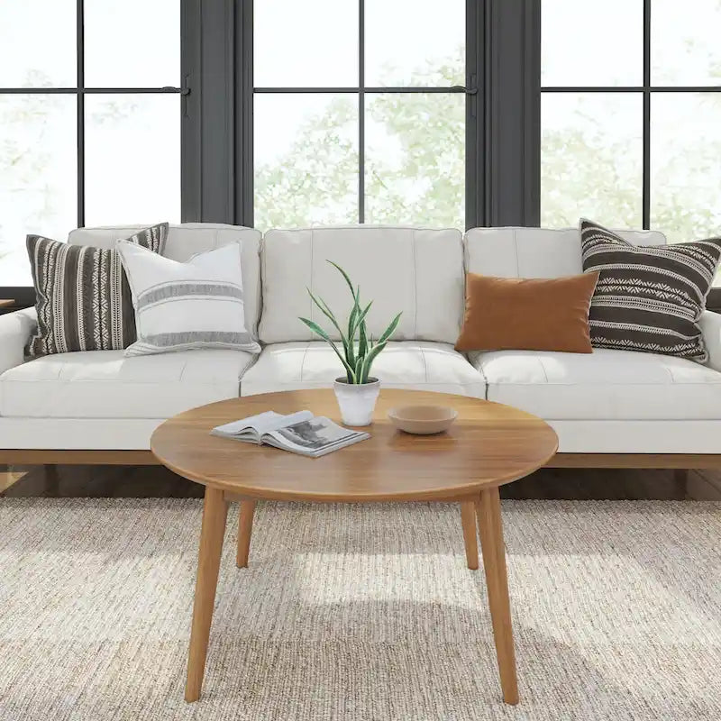 Table basse style Mid-Century Modern - 36 pouces