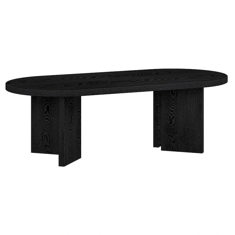Table basse ovale de 48 pouces de large