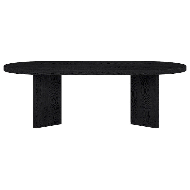 Table basse ovale de 48 pouces de large