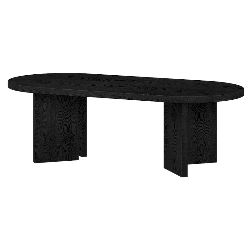 Table basse ovale de 48 pouces de large