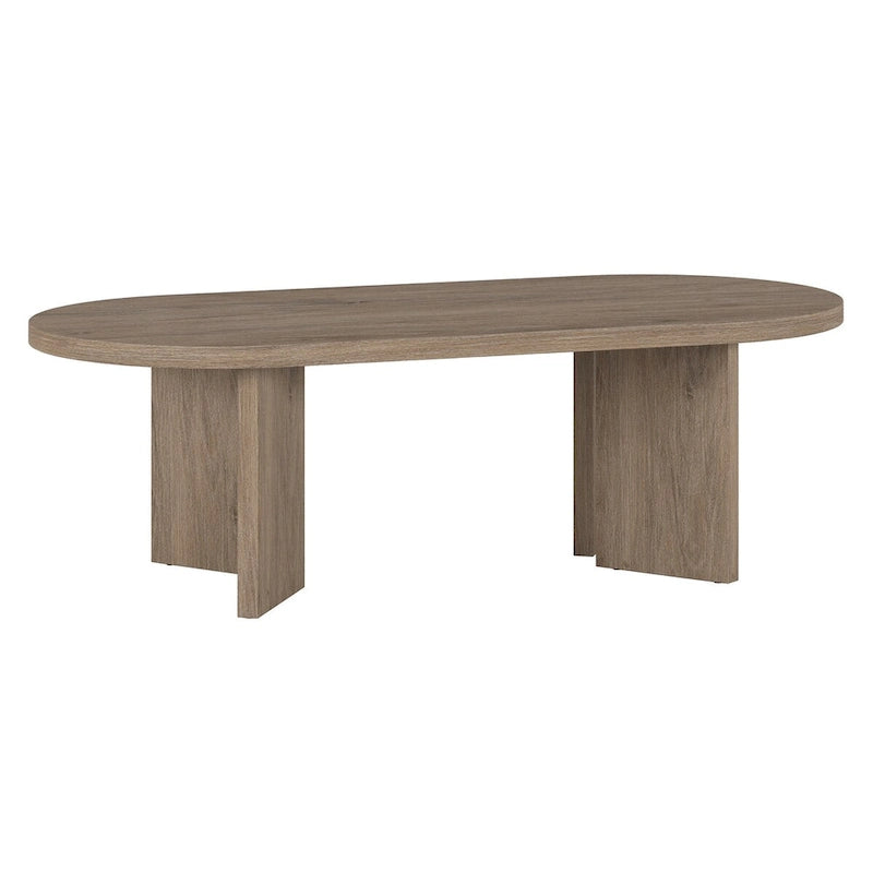 Table basse ovale de 48 pouces de large