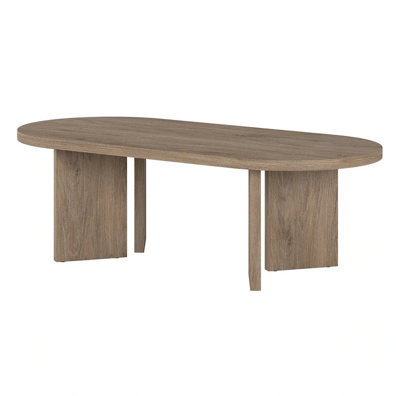 Table basse ovale de 48 pouces de large