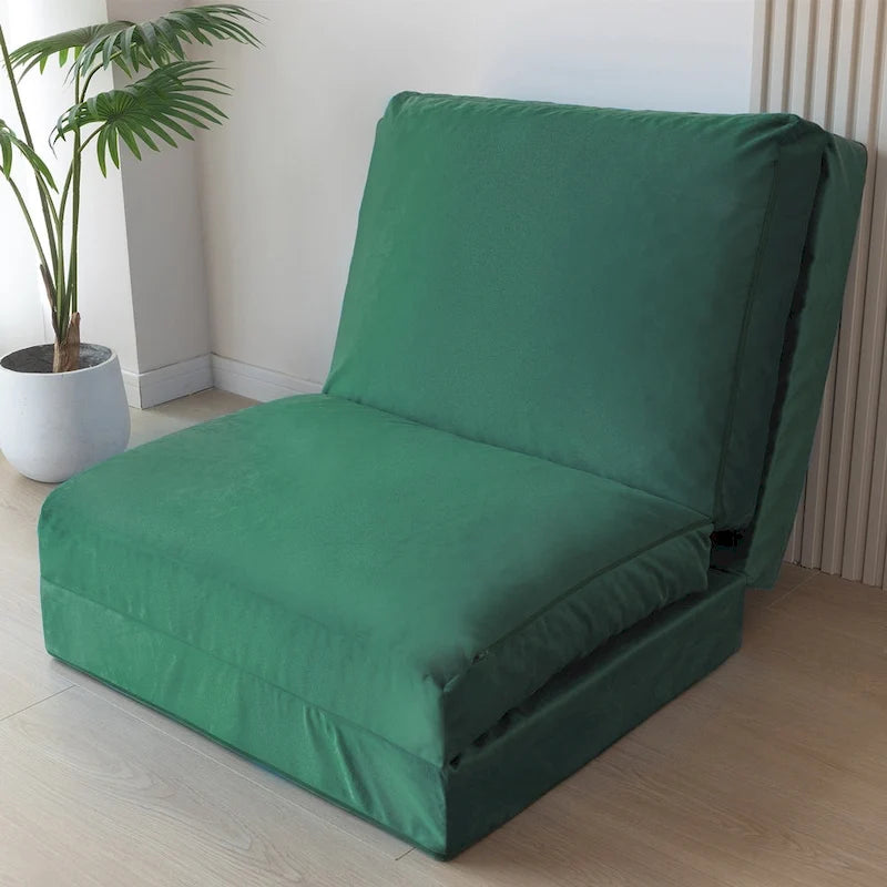 Pouf lit canapé convertible matelas de sol