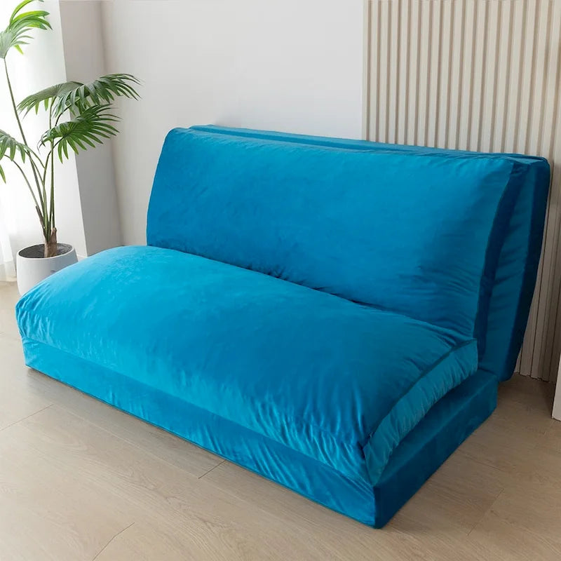 Pouf lit canapé convertible matelas de sol