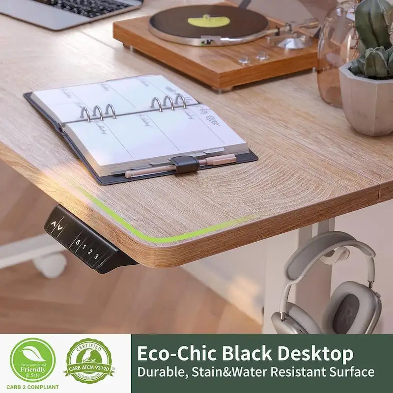 Bureau assis-debout électrique réglable en hauteur